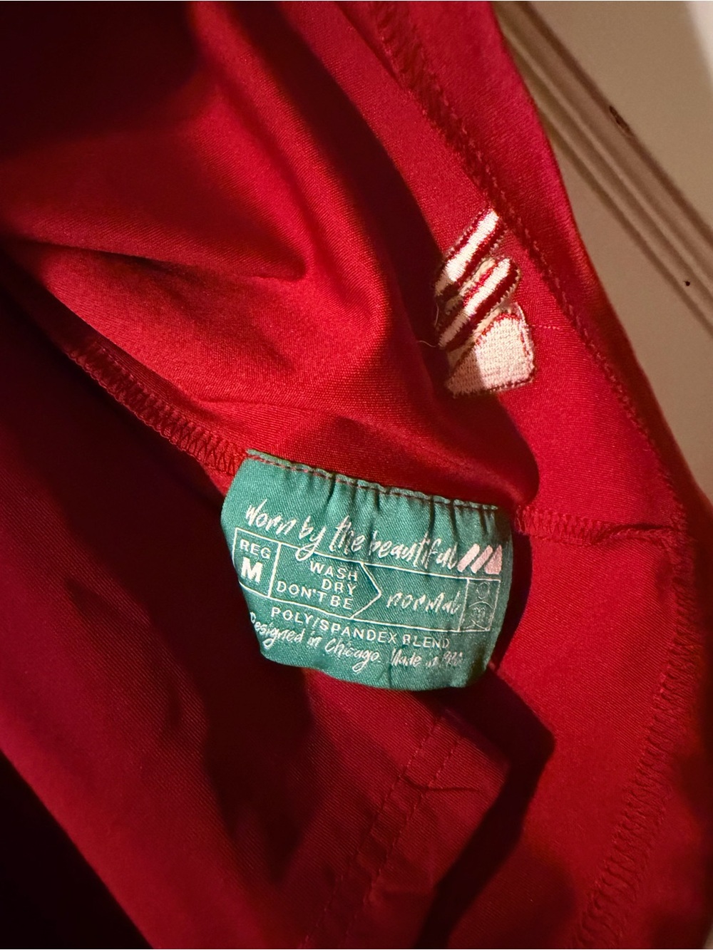 Mod sportswear Dark Red athletic Skirt - Picture 3 of 3
